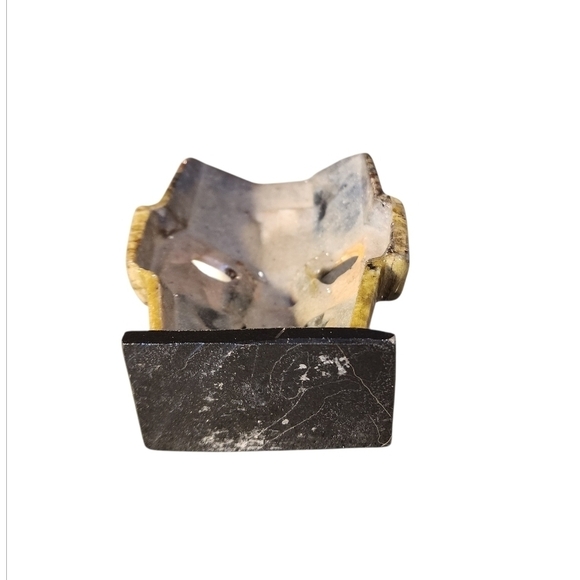 Abstract Multicolor Ceramic Mask Sculpture - Picture 4 of 4